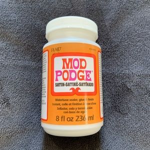 Mod podge, water base sealer